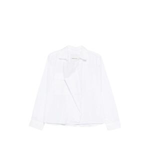 HERSKIND Women's Ribbed V-Neck Long Sleeve Knit Top Women WHITE Shirts